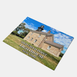 Felpudo Faro de Old Field Point, New York Door Mat