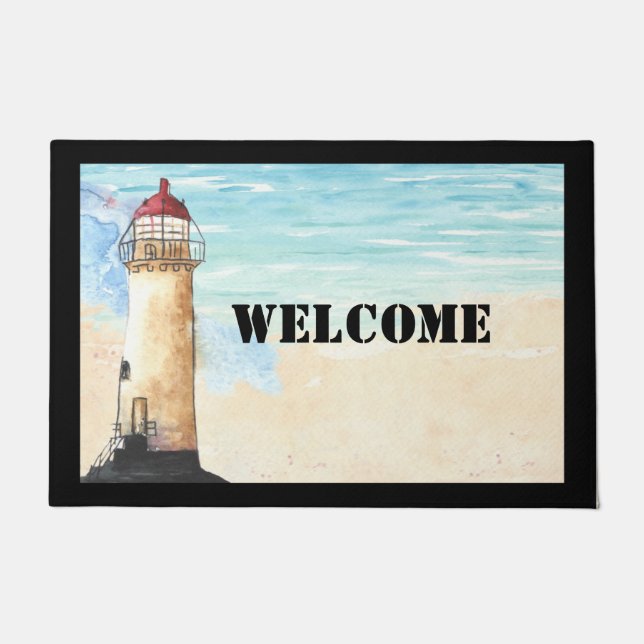Felpudo Faro Personalizado Door Mat (Anverso)