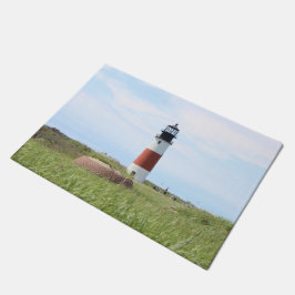 Felpudo Faro Sankaty Head, Nantucket MAMÁ Door Mat