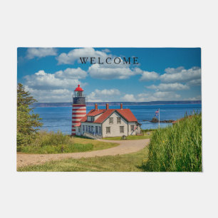 Felpudo Faro West Quoddy Head, Lubec, Maine