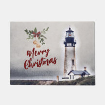 Faro Yaquina Head Faro Feliz Navidad