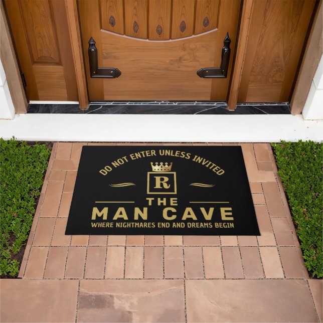 Felpudo FAUX GOLD Man Cave (Exterior)