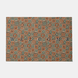 Felpudo Faux Old Cloches Patches Doormat Welcome