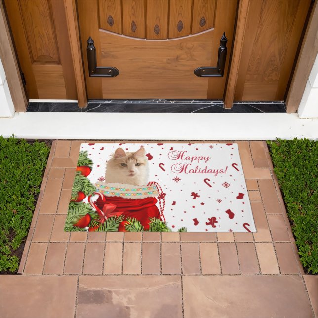 Felpudo Felices Fiestas Angora (Exterior)