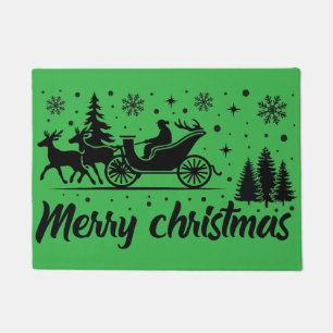 Felpudo Felices fiestas Feliz Navidad Feriado Navidad Feo 