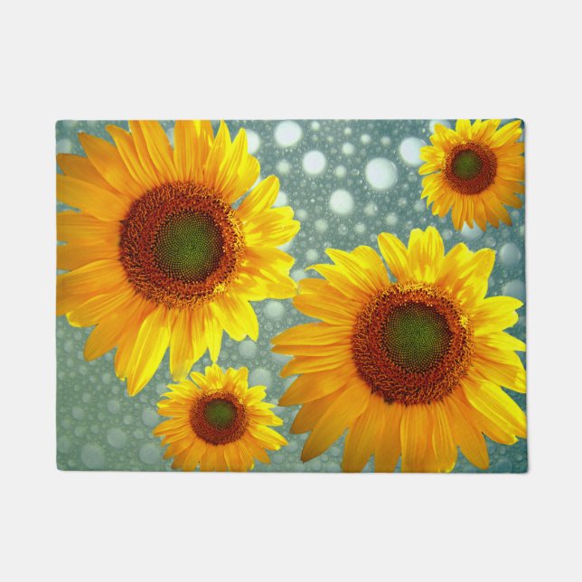 Felpudo Felices girasoles (Anverso)
