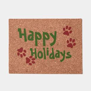 Felpudo Felices vacaciones con Paws