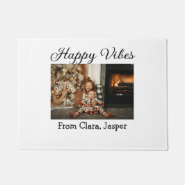 Felpudo Felices vibraciones niños Navidades familiares Inv