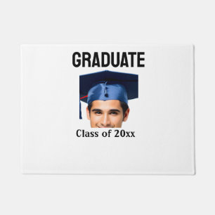 Felpudo Felicidades graduación agregar nombre año texto