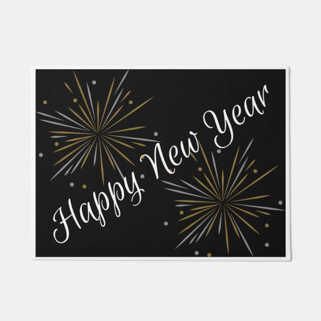 Felpudo Feliz Año Nuevo (Anverso)