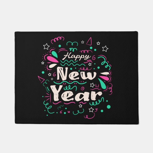 Felpudo Feliz Año Nuevo 2023 (Anverso)