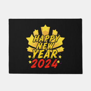 Felpudo Feliz Año Nuevo 2024
