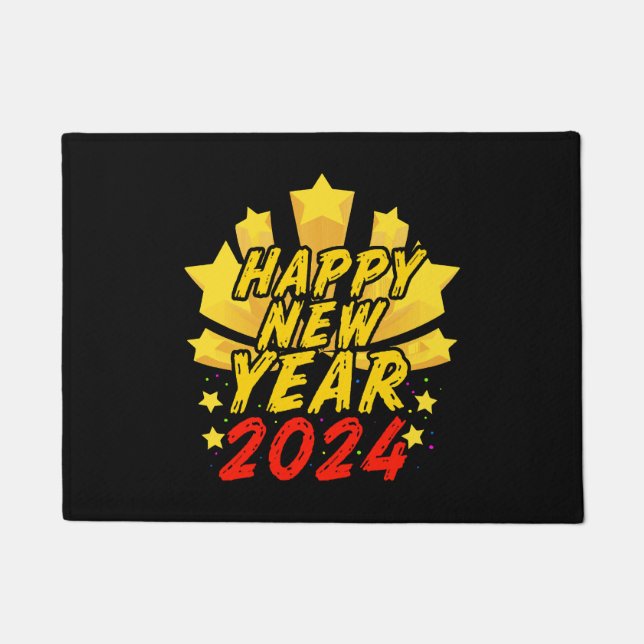 Felpudo Feliz Año Nuevo 2024  (Anverso)