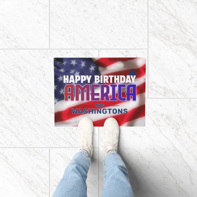 FELPUDO FELIZ CUMPLEAÑOS AMÉRICA (Interior)