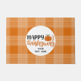 Felpudo Feliz Día de Acción de Gracias