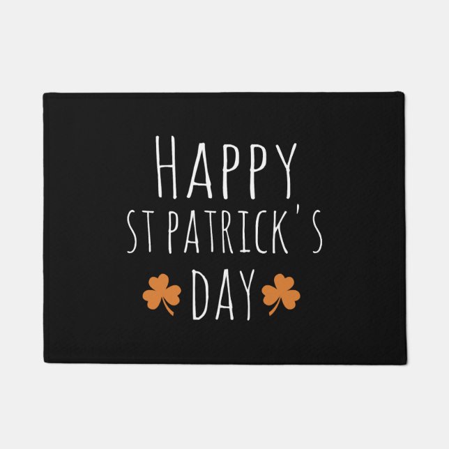 Felpudo Feliz Día de San Patricio (Anverso)