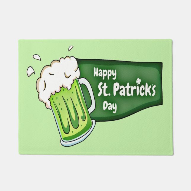 Felpudo Feliz Día de San Patricio (Anverso)