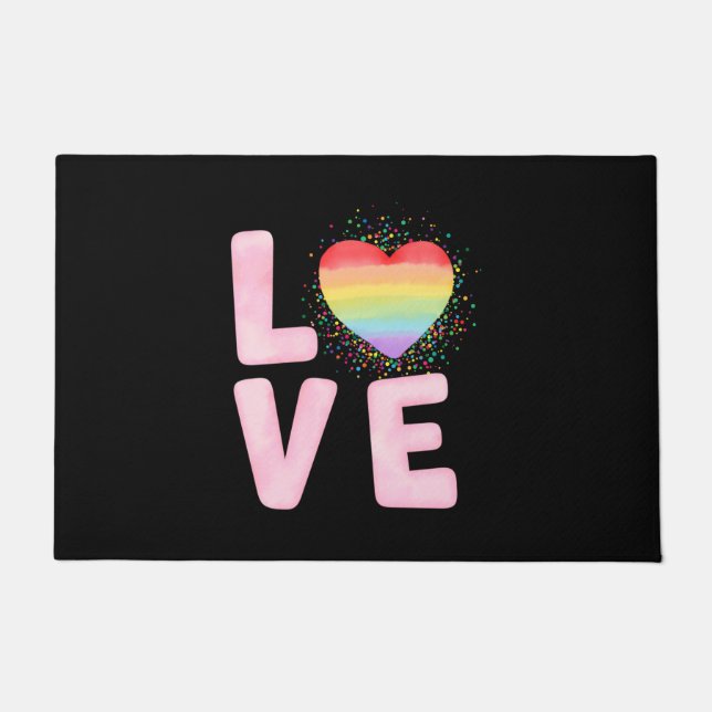 Felpudo Feliz Día de San Valentín 2023 para ella (Anverso)