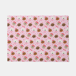 Felpudo Feliz Día de San Valentín Perros recuperadores de 