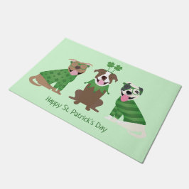 Felpudo Feliz Día de Santa Patrona Bulldoges