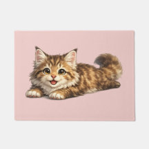 Feliz diseño de vibraciones positivas de gato Main