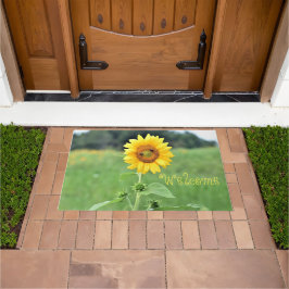 Felpudo Feliz Doormat de girasol