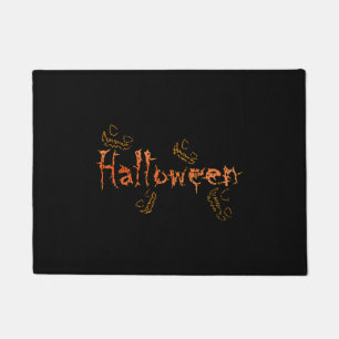 Felpudo feliz halloween