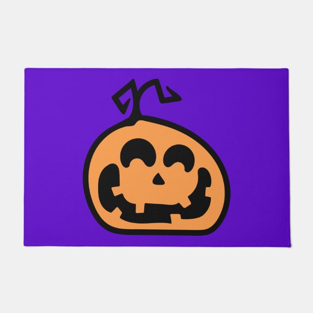 Felpudo Feliz Halloween | Funky Jack-O-Lantern (Anverso)