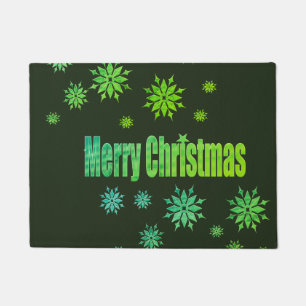Felpudo feliz navidad