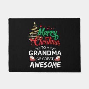 Felpudo Feliz Navidad a una abuela maravillosa