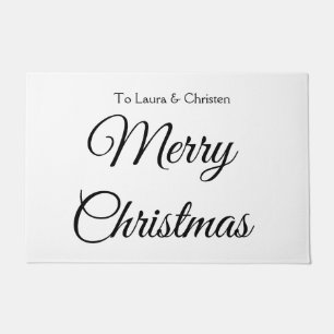 Felpudo Feliz Navidad añadir nombre texto regalo personali