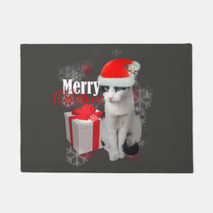 Felpudo Feliz Navidad Cat y Pack