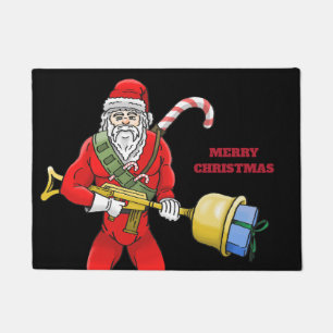 Felpudo Feliz Navidad de Cool Santa Claus