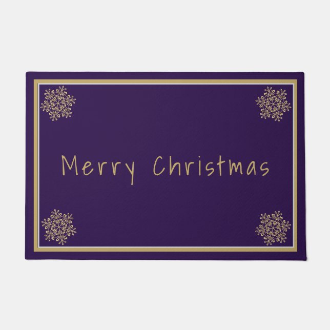 Felpudo Feliz Navidad Doormat (Anverso)