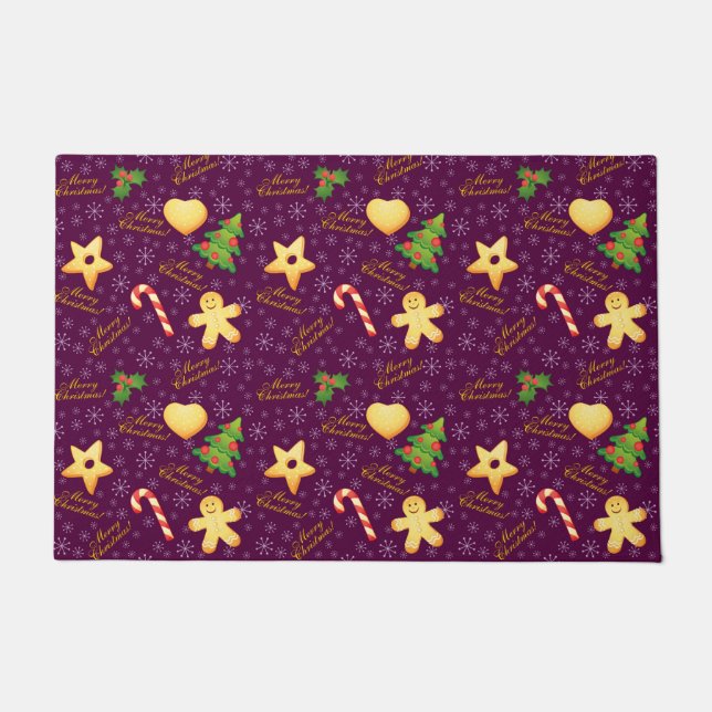 Felpudo Feliz Navidad Doormat (Anverso)
