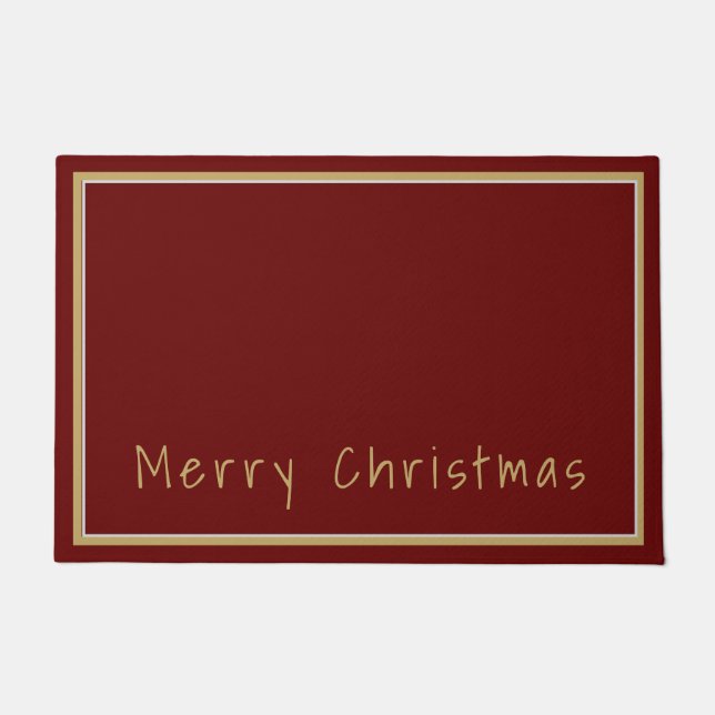 Felpudo Feliz Navidad Doormat (Anverso)