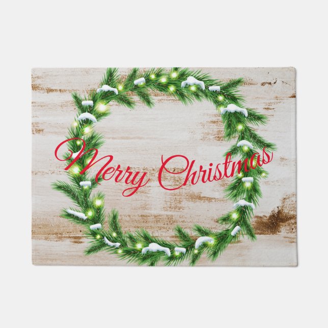 Felpudo Feliz Navidad Doormat (Anverso)