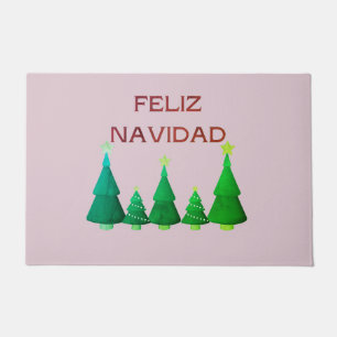 FELPUDO FELIZ NAVIDAD ESPANOL MERRY CHRISTMAS