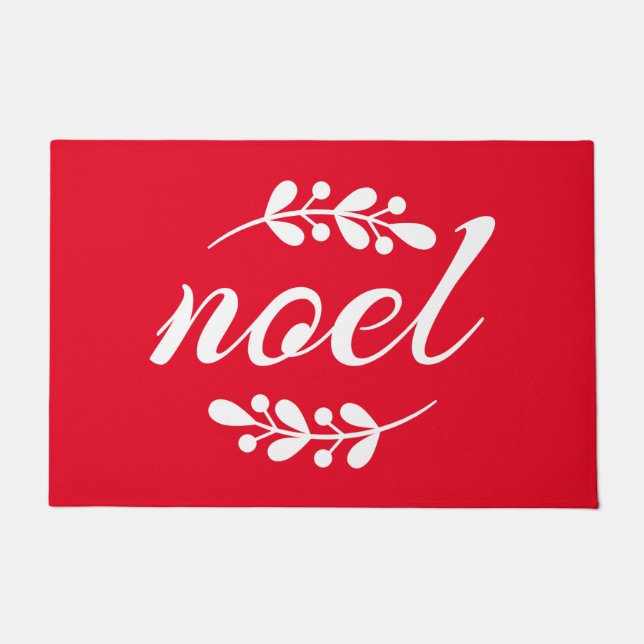 Felpudo FELIZ NAVIDAD | Festividad Noel Doormat (Anverso)