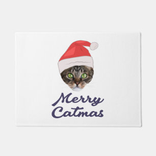Felpudo Feliz Navidad, Navidades Invitación a Gato Santa h