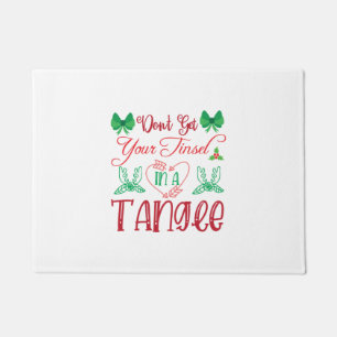 Felpudo Feliz Navidad No Traes Tu Tinsón En Un Tangie