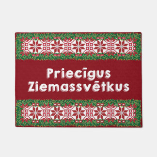 Felpudo Feliz Navidad Priecīgus Ziemassvētkus