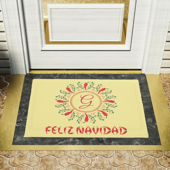 Felpudo Feliz Navidad rojo Chile (Subido por el creador)