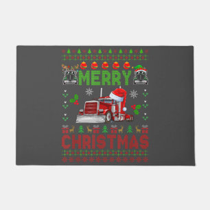 Felpudo Feliz Navidad Sweater Elf Reindeer Santa Crucero