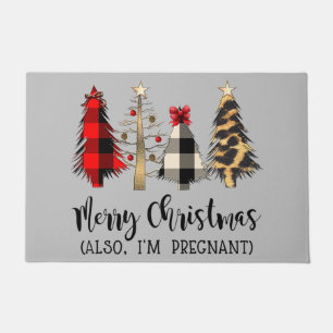 Felpudo Feliz Navidad También estoy embarazada Annou