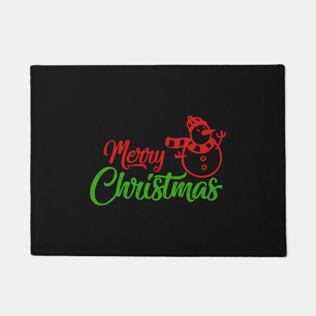 Felpudo Feliz Navidad X Snowman (Anverso)