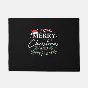 Felpudo Feliz Navidad Y Feliz Año Nuevo