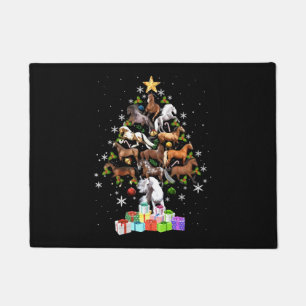 Felpudo feliz regalo de árbol de navidad para hombres muje
