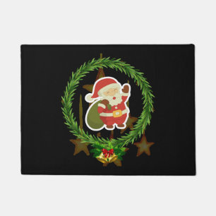 Felpudo Feliz regalo navideño para la familia de los Navid