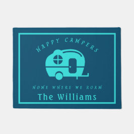 Felpudo Feliz regreso a casa de los campamentos donde reco